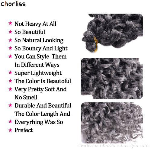 Wholesale Price Ocean Wave 24inches Hawaii Curls Pink Ombre Crochet Hair Braids Afro Curly Synthetic Braiding Hair Extensions